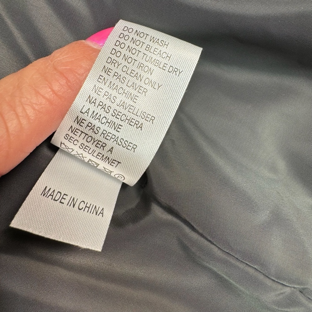 Dylan Faux Fur Puffer Vest Womens Size Small Grey Pocket Zip Up - Picture 5 of 12